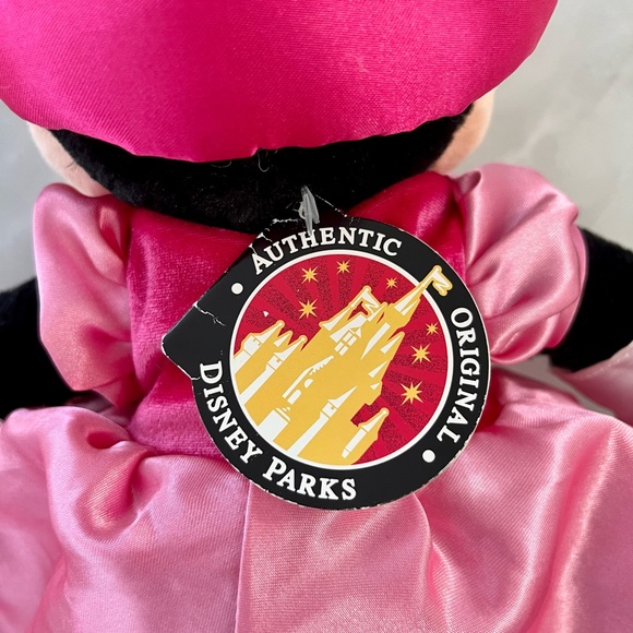 Authentic Original Disney Parks Minnie Mouse Pink Princess  Plush Toy Doll - Picture 6 of 10